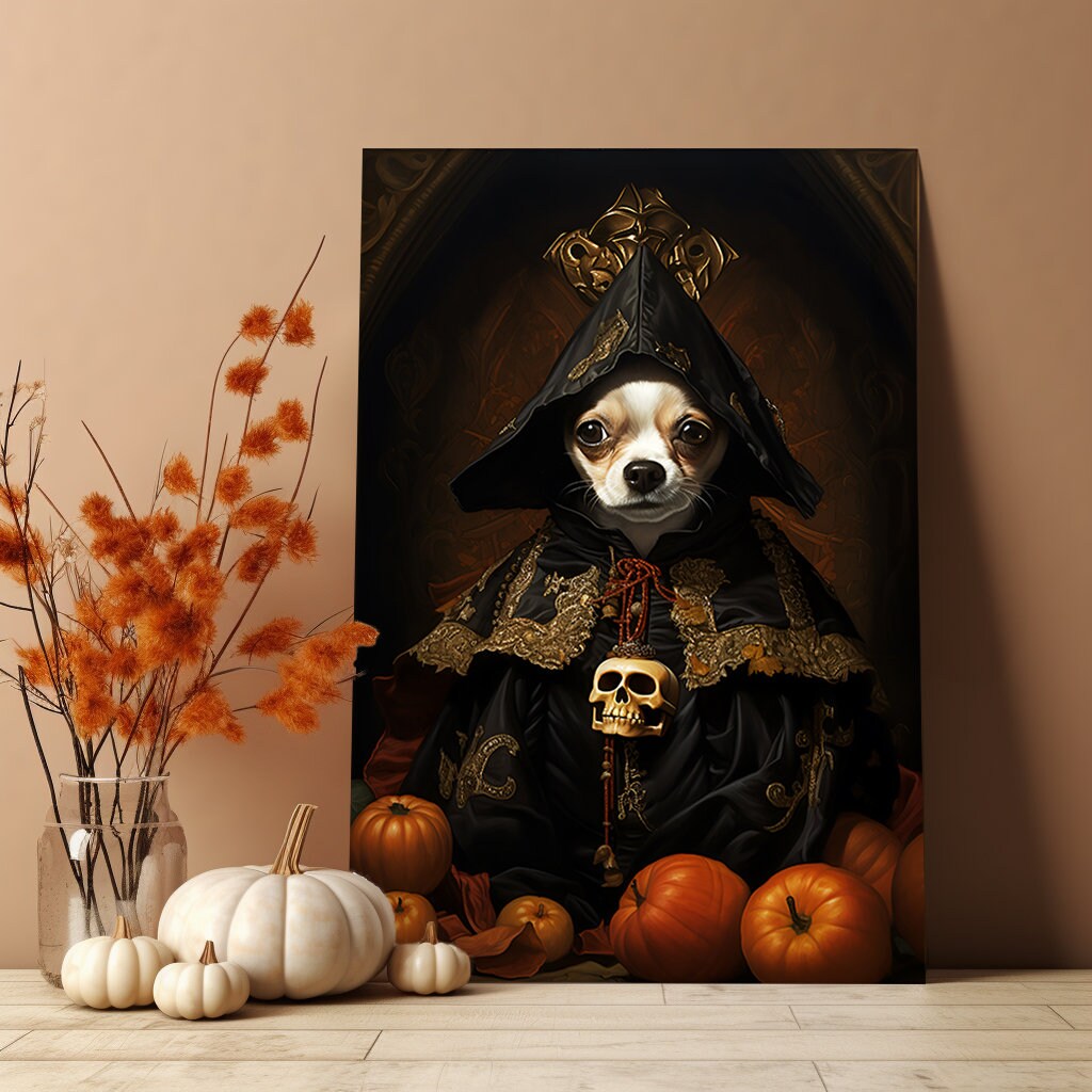 Custom Halloween Art, Gothic Halloween Gift