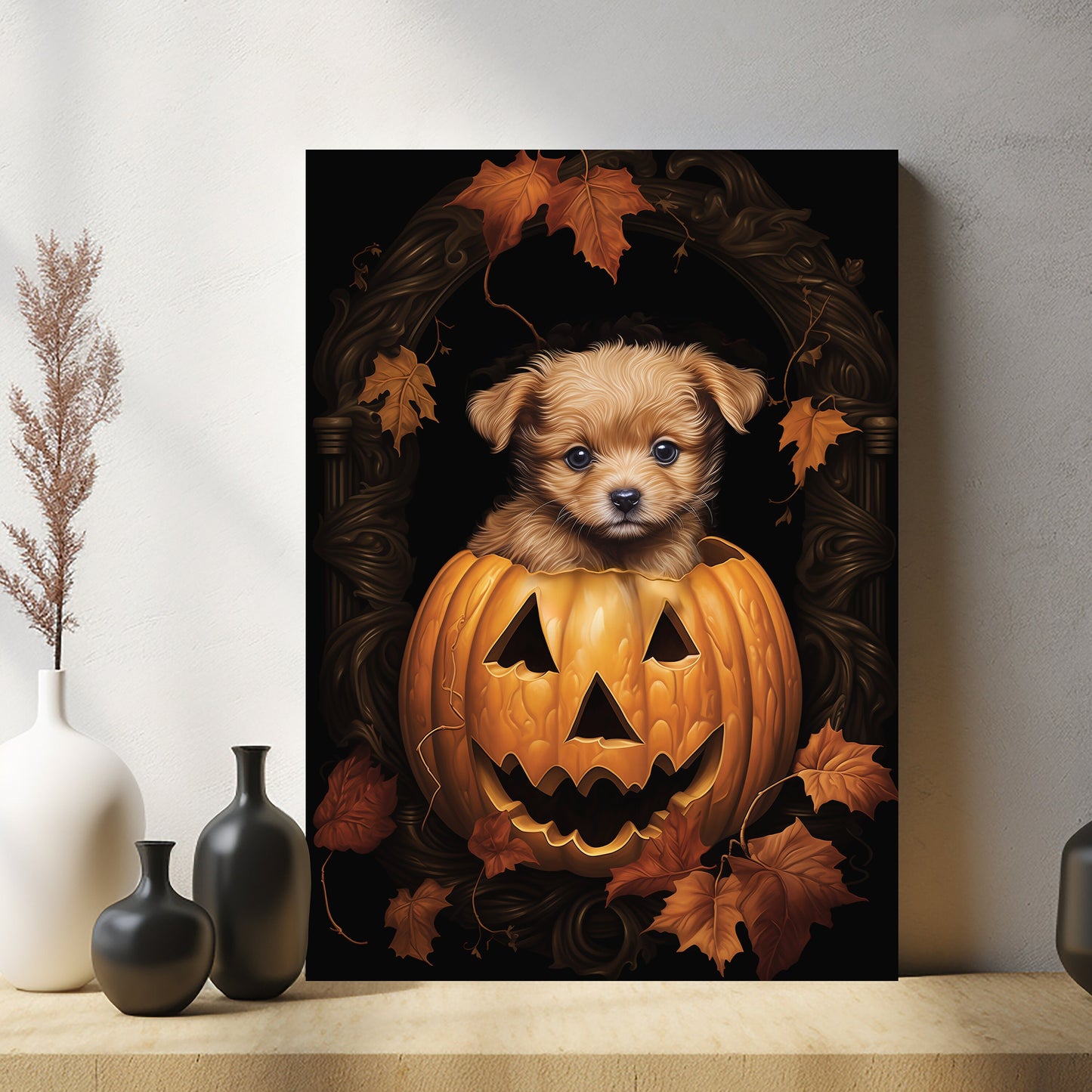 Custom Halloween Art, Gothic Halloween Gift